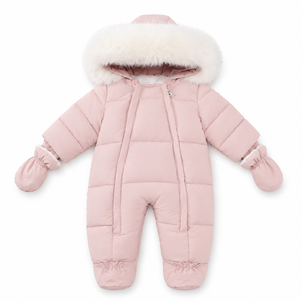 The Elodie Fur-Trim Baby Snowsuit