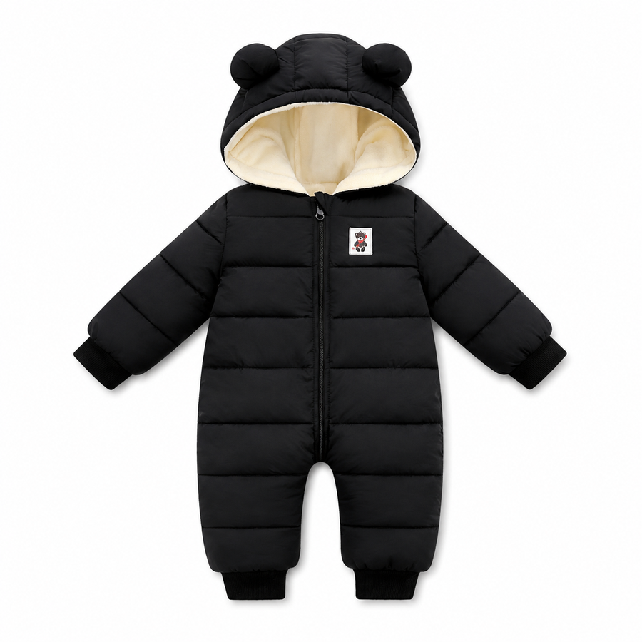 The Teddy Puffer Baby Snowsuit