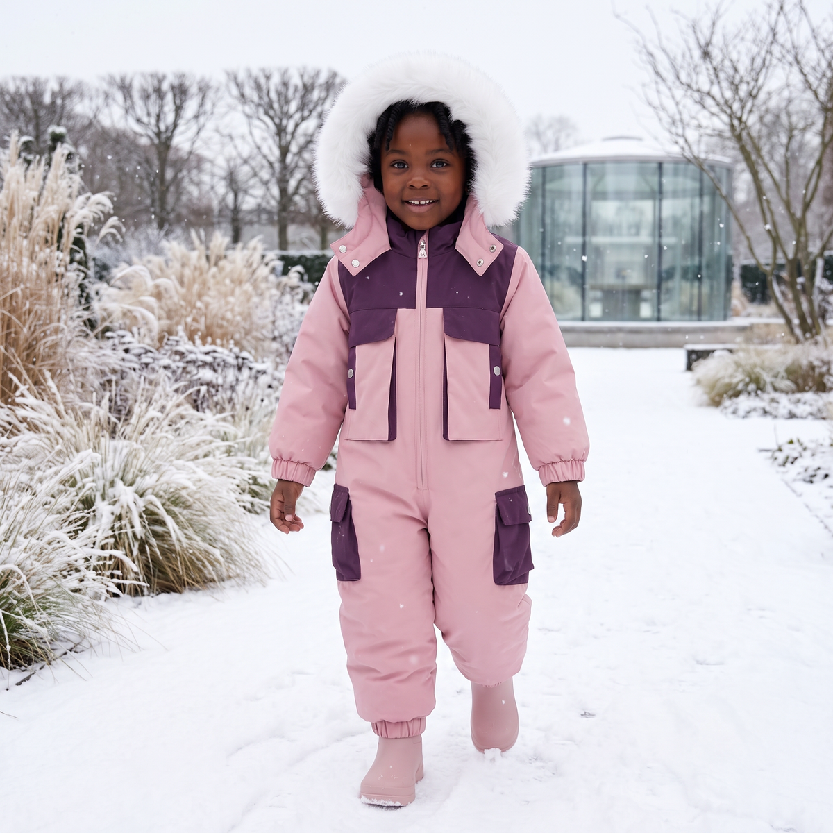 The Aurora Colourblock Snowsuit