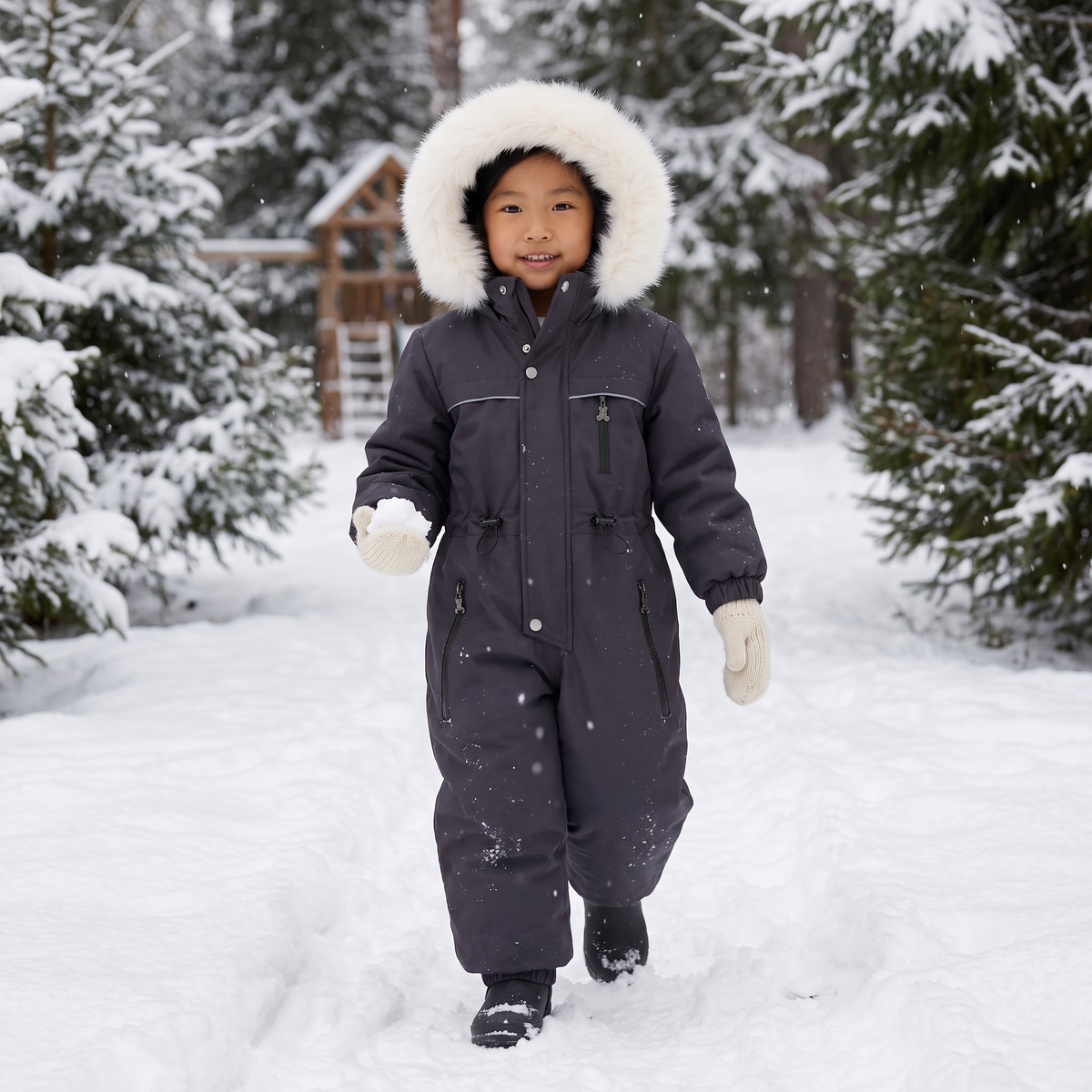 The Nordic Fur-Trim Snowsuit