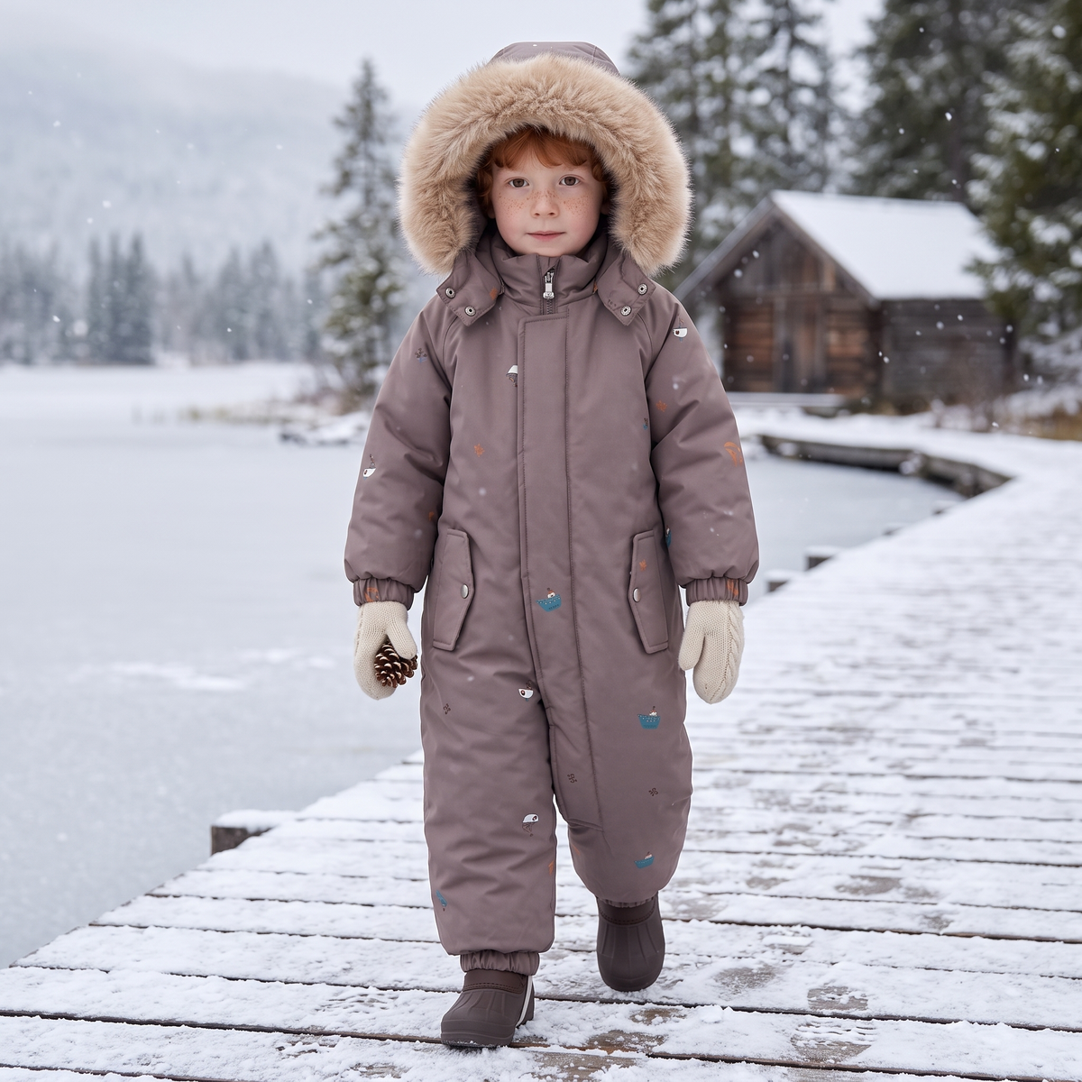 The Oslo Printed Winter Snowsuit